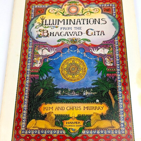 Illuminations from the Bhagavad-Gita vintage illustrated spiritual art book - Picture 2 of 14